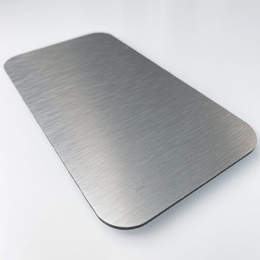 3MM 48" X 96" X .008" - BRUSHED SILVER / MILL